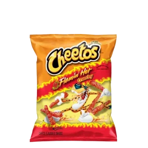 cheetos flamin hot crunchy