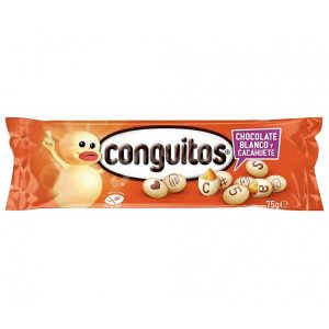 Conguitos Mediano Sabor Chocolate Blanco y Cacahuete (70g)