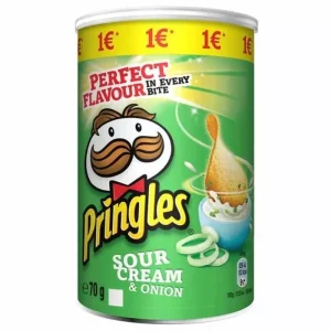 Pringles Tamaño Mediano Sabor Sour Cream & Onion (70g)
